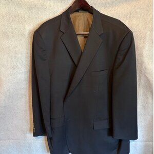 Classis Navy Blue Blazer, 100% Wool, 54R